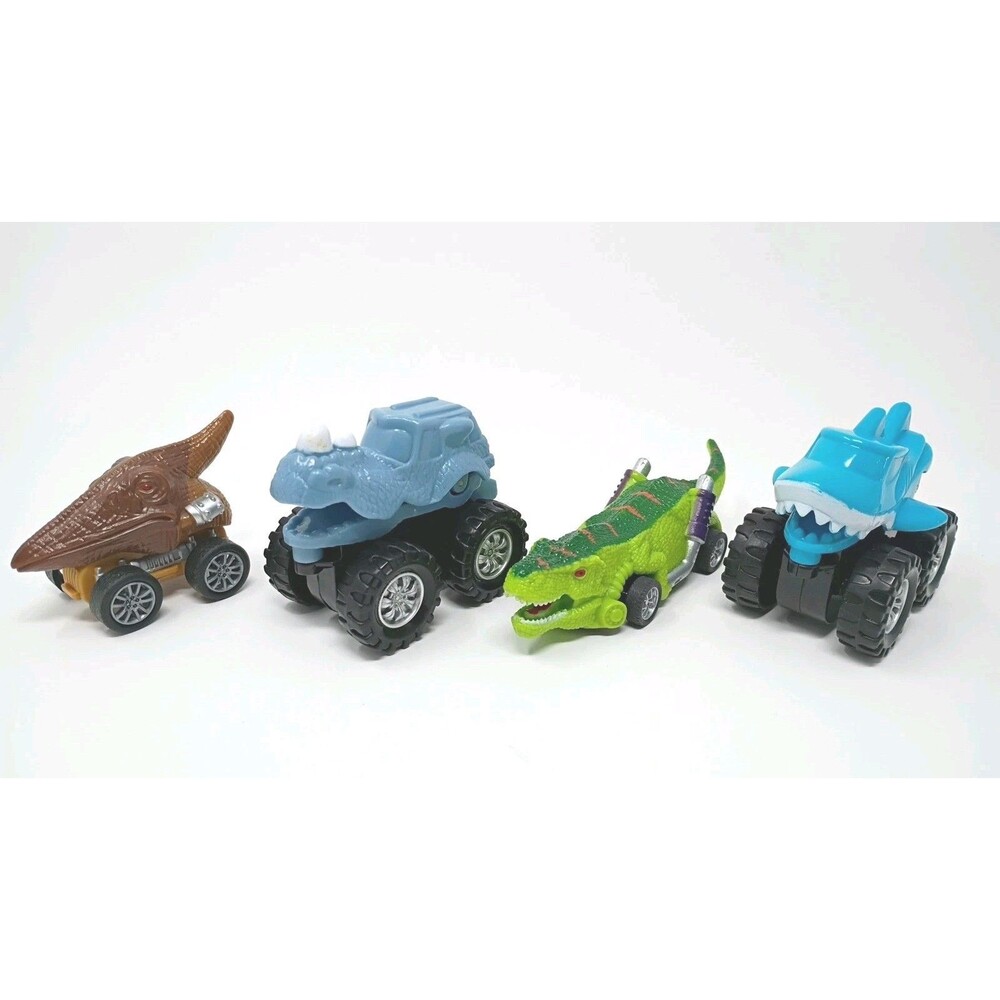 Spark Create Imagine Animal Monster Truck LOT OF 4 Small little trucks 2.75”